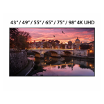 Samsung QBR Series 4K UHD Commercial Digital Signage Display