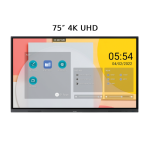 Sharp Corporation PN-L752B AQUOS BOARD® 75" 4K UHD Interactive Display with 20-Point Multi-Touch