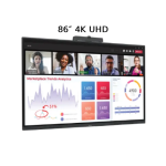 Sharp Corporation PN-L862B AQUOS BOARD® 86" 4K UHD Interactive Display with 20-Point Multi-Touch