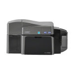 HID Fargo DTC1250e ID Card Printer – 300 DPI Direct-to-Card Printer with Edge-to-Edge Printing
